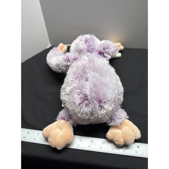 Nanco "Kiss Me!" Hanging Plush Monkey Toy 12" Purple & Cream - Picture 6 of 8